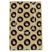 Aangepaste naam Retro Vinyl Record Medium Cadeauzakje (Voorkant)