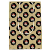 Aangepaste naam Retro Vinyl Record Medium Cadeauzakje (Achterkant)