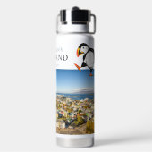 Aangepaste naam Reykjavik IJsland Waterfles (Achterkant)