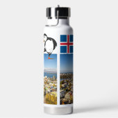 Aangepaste naam Reykjavik IJsland Waterfles (Rechts)