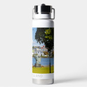 Aangepaste naam Reykjavik IJsland Waterfles (Achterkant)