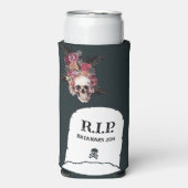 Aangepaste naam - RIP 20s (of elk decennium) verja Seltzer Blikjeskoeler (Seltzer Voorkant)