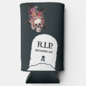 Aangepaste naam - RIP 20s (of elk decennium) verja Seltzer Blikjeskoeler (Voorkant)