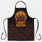 Aangepaste naam Rivierkreeften Master Chef Cadeau  Schort (Voorkant)