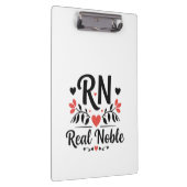 Aangepaste naam RN Real Noble bloemencadeau Klembord (Rechts)