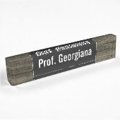 Aangepaste naam + Robuust model voor hout Naambordje