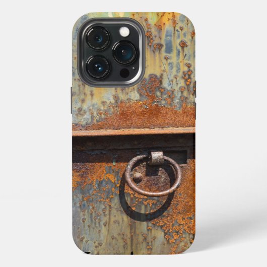 Aangepaste naam robuuste deur iPhone hoesje (Achterkant)