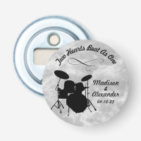 Aangepaste naam Rock & Roll Drummer Wedding Drum K