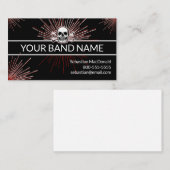 Aangepaste naam Rock & Roll Guitar Musician Music Visitekaartje (Voorkant / Achterkant)
