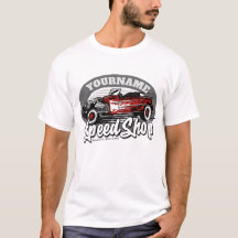 Aangepaste NAAM Rockabilly Roadster Speed Shop Gar