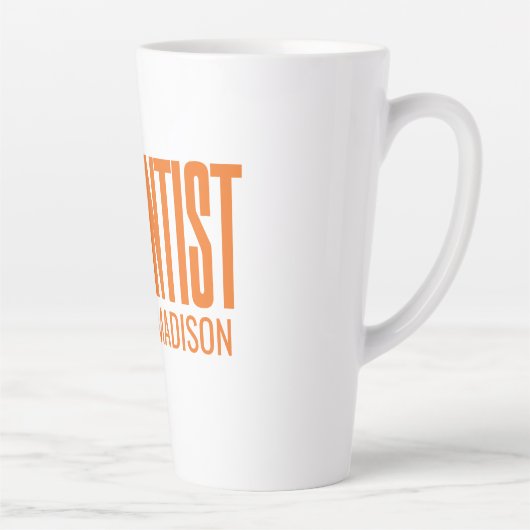 Aangepaste naam Rocket Scientist Latte Mok (Rechts)