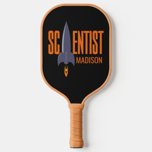 Aangepaste naam Rocket Scientist Pickleball Paddle (Voorkant)