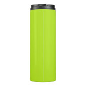 Aangepaste naam rode krab op blauw en groen thermosbeker (Achterkant)