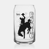 Aangepaste naam Rodeo Blikvorm Glas (Achterkant)