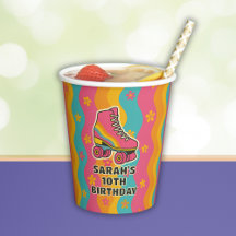 Aangepaste Naam Rolschaatsen Meisje Verjaardagsfee