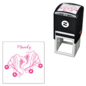 Aangepaste naam rolschaatsen  zelfinktende stempel (In situ)