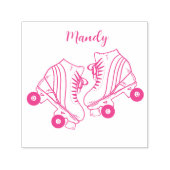 Aangepaste naam rolschaatsen zelfinktende stempel (Design)