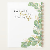 Aangepaste naam Romantic Eucalyptus Wreate Family Planner (Achterkant)