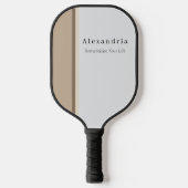 Aangepaste Naam Romantiseer Je Leven Pickleball Paddle (Voorkant)
