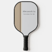 Aangepaste Naam Romantiseer Je Leven Pickleball Paddle (Achterkant)