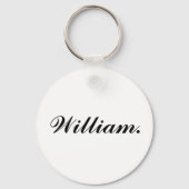 Aangepaste Naam Ronde Sleutelhanger voor Dagelijks (Voorkant)