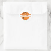Aangepaste naam ronde sticker (Tas)