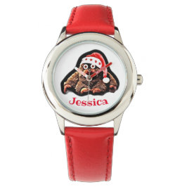 Aangepaste naam rood horloge