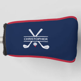 Aangepaste naam Rood Wit Blauw Golfheadcover
