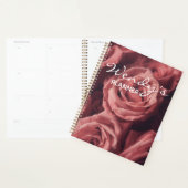 Aangepaste naam Roos Planner Diary Meisjes Roze (Display)