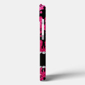 Aangepaste naam roos roze glitter ballerinas Case-Mate iPhone case (Achterkant / Links)