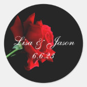 Aangepaste naam Roos Stickers (Voorkant)