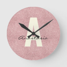 Aangepaste naam Rosegold Glitter