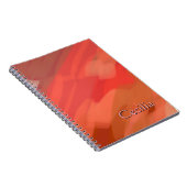 Aangepaste naam Rosy Pinks Shades of Blush Notitieboek (Rechterzijde)