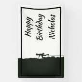 Aangepaste Naam Rotsbergklimmer Spandoek (Verticaal)