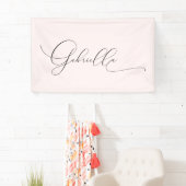 Aangepaste naam Roze Banner (Insitu)