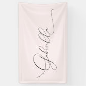 Aangepaste naam Roze Banner (Verticaal)