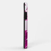 Aangepaste naam roze diamant bord staal Case-Mate iPhone case (Achterkant/rechts)