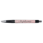 Aangepaste naam Roze glitter Sparkle Style Pen (Voorkant)