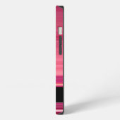 Aangepaste naam roze goud iPhone hoesje (Linkerkant)
