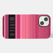 Aangepaste naam roze goud iPhone hoesje (Achterkant horizontaal)
