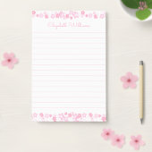 Aangepaste naam Roze Japans Kersenbloesem 4x6 gevo Post-it® Notes