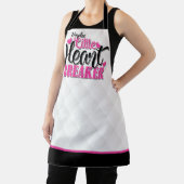 Aangepaste naam Roze kleine hartbreker Schort (Insitu)