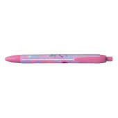 Aangepaste naam Roze/Paarse Galaxy Unicorn Pen (Achterkant)