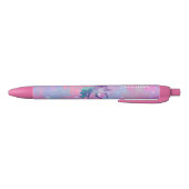 Aangepaste naam Roze/Paarse Galaxy Unicorn Pen (Bodem)