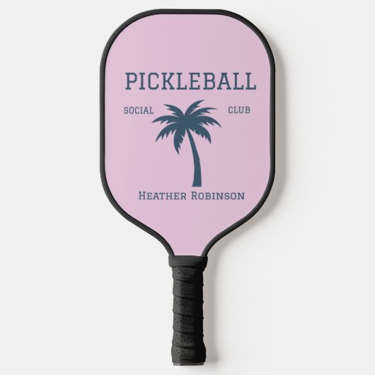 Aangepaste naam Roze  Pickleball Paddle (Voorkant)