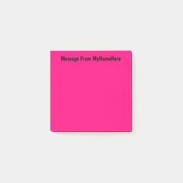 Aangepaste naam Roze Post-it® Notes