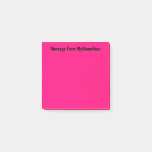 Aangepaste naam Roze Post-it® Notes
