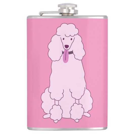 Aangepaste naam Roze Rodle Heupfles (Voorkant)