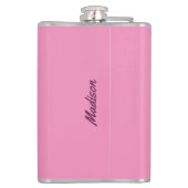 Aangepaste naam Roze Rodle Heupfles (Achterkant)
