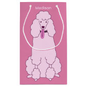 Aangepaste naam Roze Rodle Klein Cadeauzakje (Achterkant)